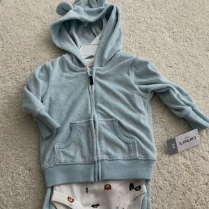 BNWT Baby Boy 6M Hoodie Set